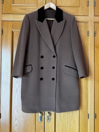 Abrigo Lana Cashmere Marrón