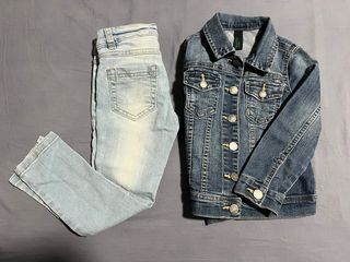 Chaqueta y Vaqueros Benetton Talla XXS.