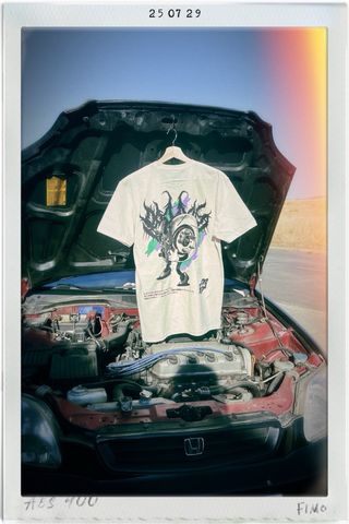 Camiseta HKS Disco de Freno Blanca