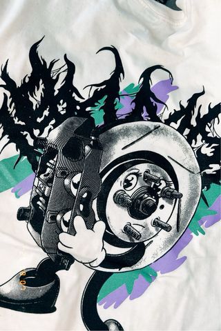 Camiseta HKS Disco de Freno Blanca