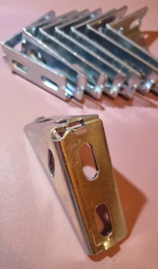 Lote 8 Escuadras Ángulos Acero