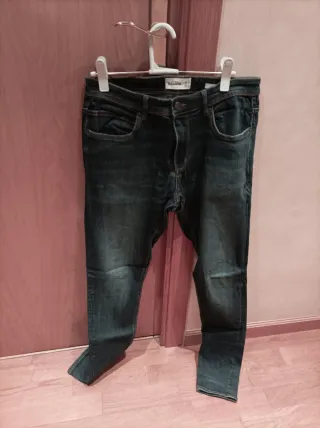 Pantalones vaqueros Pull&Bear azules