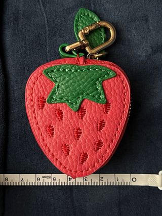 Portachiavi portamonete a fragola