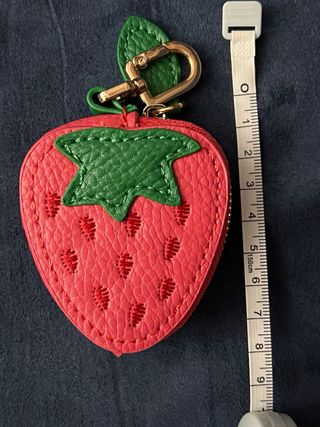 Portachiavi portamonete a fragola