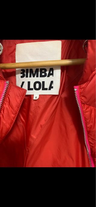 Plumífero Bimba y Lola Rojo Talla M