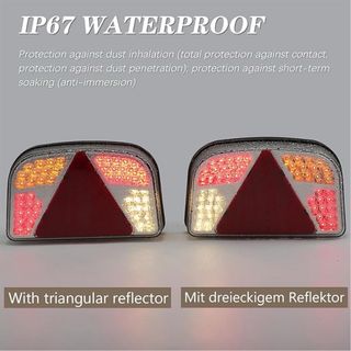 NUEVO! (87€) Luces Traseras LED Piloto Remolque 