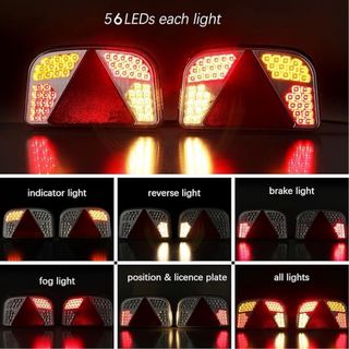 NUEVO! (87€) Luces Traseras LED Piloto Remolque 
