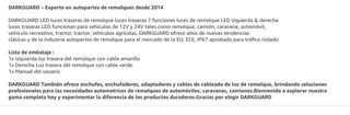 NUEVO! (87€) Luces Traseras LED Piloto Remolque 