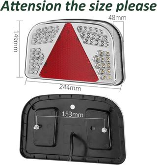 NUEVO! (87€) Luces Traseras LED Piloto Remolque 