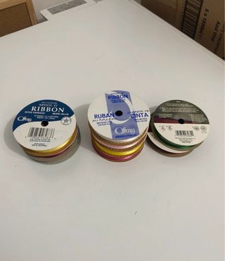 9 Carretes de Cinta de Raso Offray