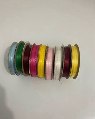 9 Carretes de Cinta de Raso Offray