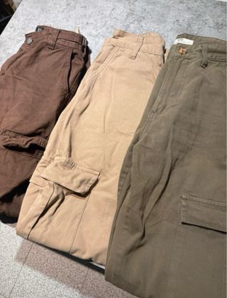 Pantalones Cargo Stradivarius Mujer