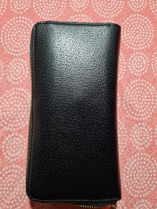 Portafoglio Love Moschino nero con logo dorato