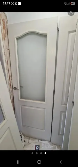 Puertas interiores blancas