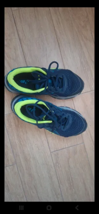Scarpe Asics Blu/Giallo Tg. 36
