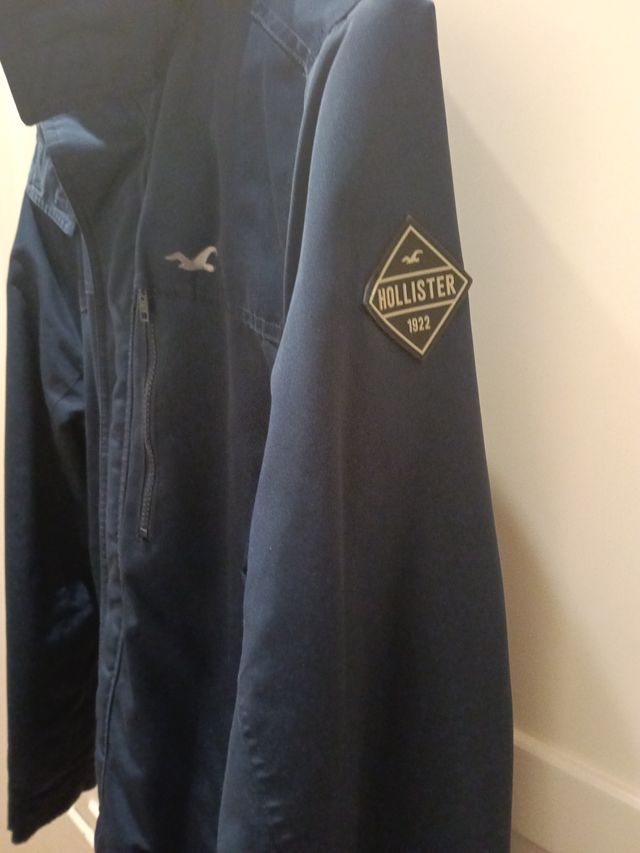 Chaquetón Hollister Hombre Talla M Azul