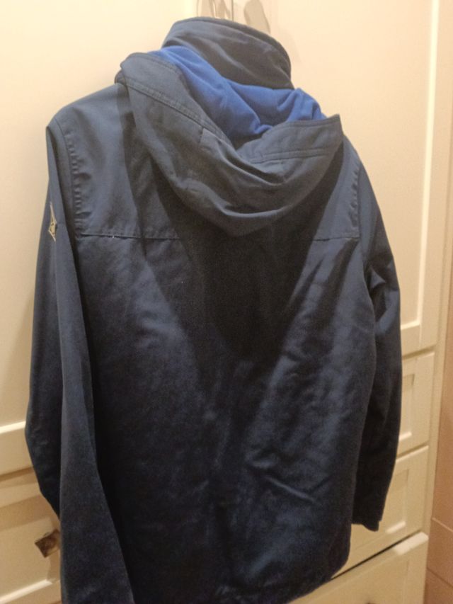 Chaquetón Hollister Hombre Talla M Azul