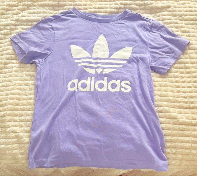 Camiseta Adidas niña morada