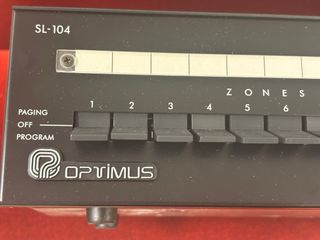 Optimus SL-104 Selector de Zonas Altavoces