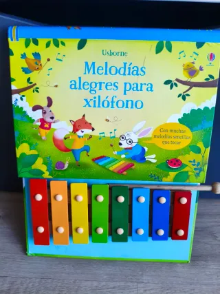 Libro Melodías Alegres con Xilófono Usborne
