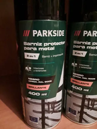 Barniz protector para metal