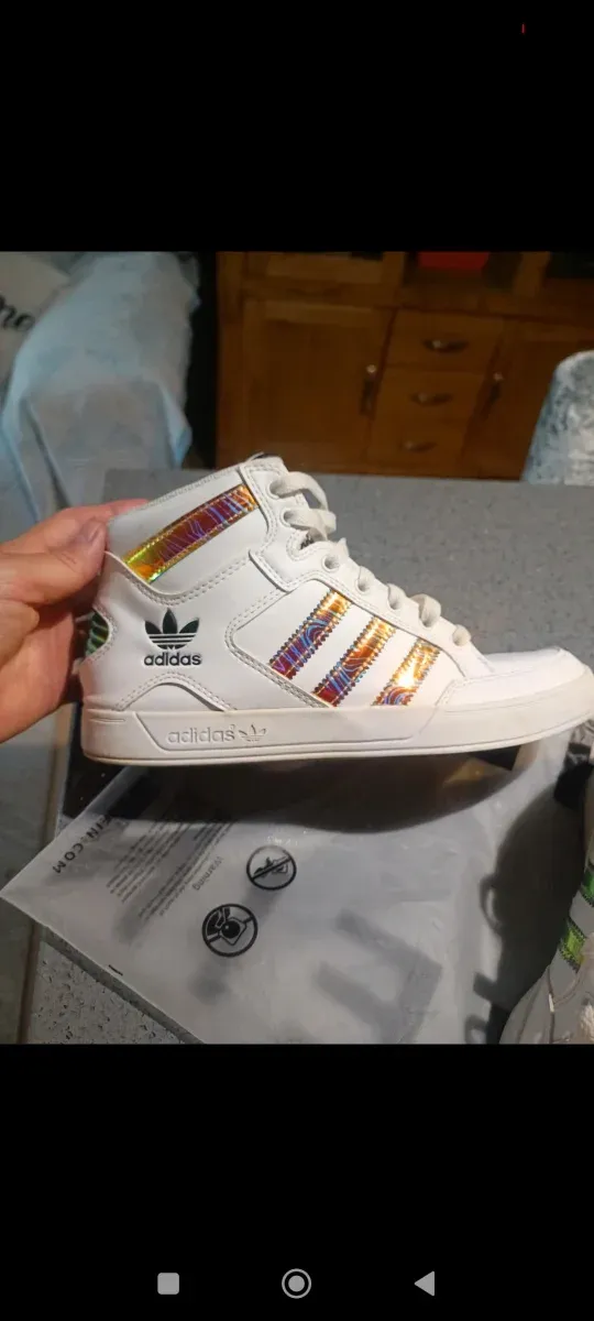 Zapatillas Adidas Altas Blancas