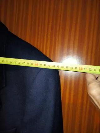 Chaqueta Paño Hombre Azul Marino Invierno