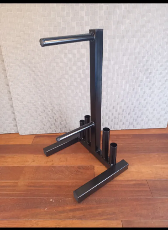 Soporte duscos pesas 28 y 30 mm decathlon