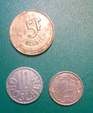 Lote monedas antiguas varios países