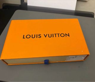 Scatole e sacchetto Louis Vuitton arancioni