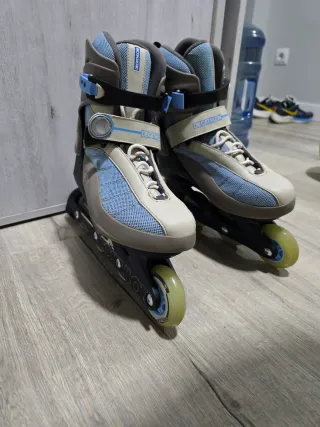 De ocasión! Patines Decathlon T 41 con accesorios 
