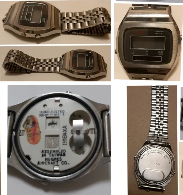 Gran Lote 3 Relojes y recambios de relojes antigua