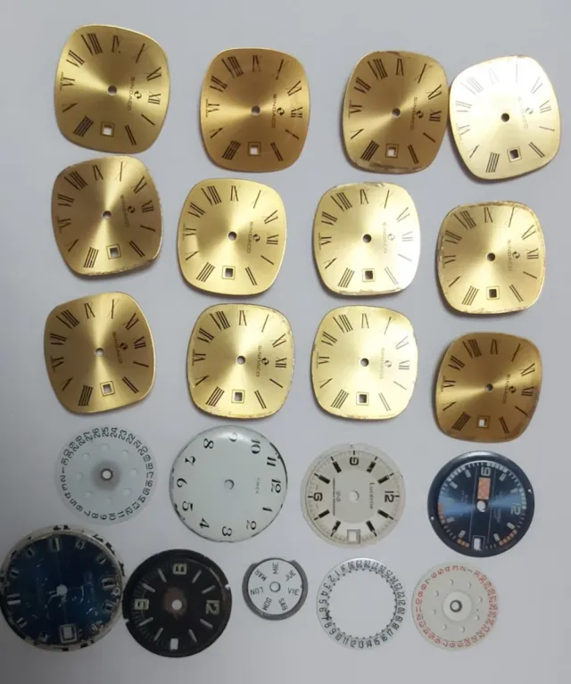 Gran Lote 3 Relojes y recambios de relojes antigua