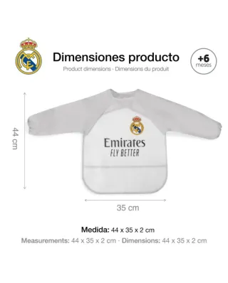 Babero Real Madrid con Mangas