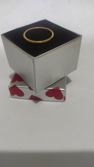 Anillo de compromiso oro
