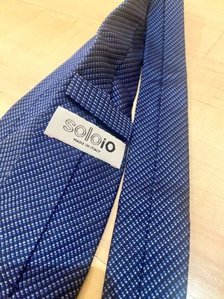 Corbata Soloio Azul Seda