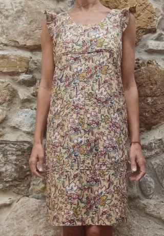 Vestido Bimba y Lola Talla S Estampado Floral