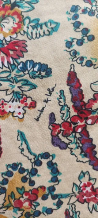Vestido Bimba y Lola Talla S Estampado Floral