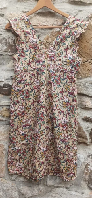 Vestido Bimba y Lola Talla S Estampado Floral