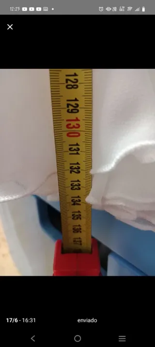 Vestido de novia blanco sin usar