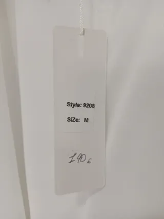 Vestido de novia blanco sin usar