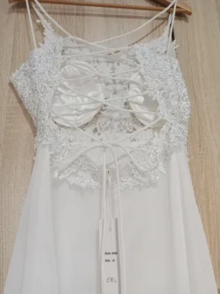 Vestido de novia blanco sin usar