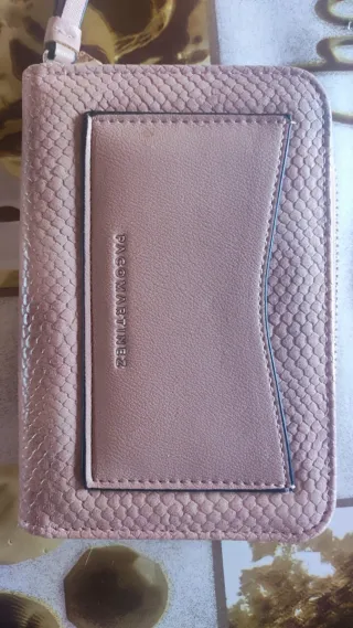 Cartera monedero Paco Martinez rosa