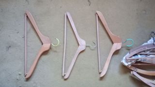 Appendiabiti vintage anni '70 legno e metallo