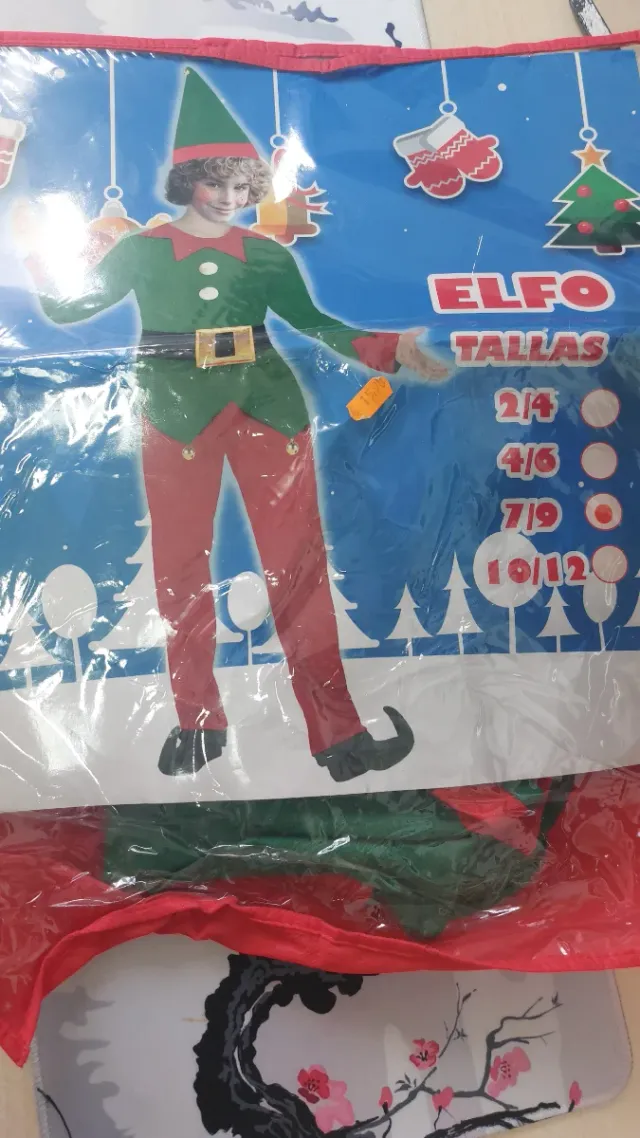 Disfraz Elfo Tallas 7/9