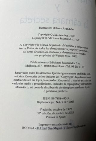 Harry Potter y la Cámara Secreta 2