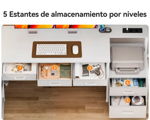 Escritorio Gaming Esquinero 180x100