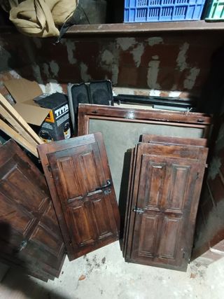 Puertas de madera rústicas