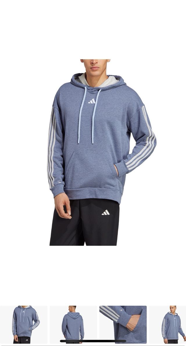 Sudadera Adidas premium Club Azul