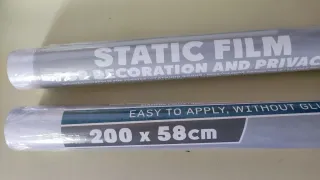 Película estática para ventanas